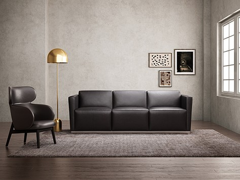 真皮沙發-巴德曼